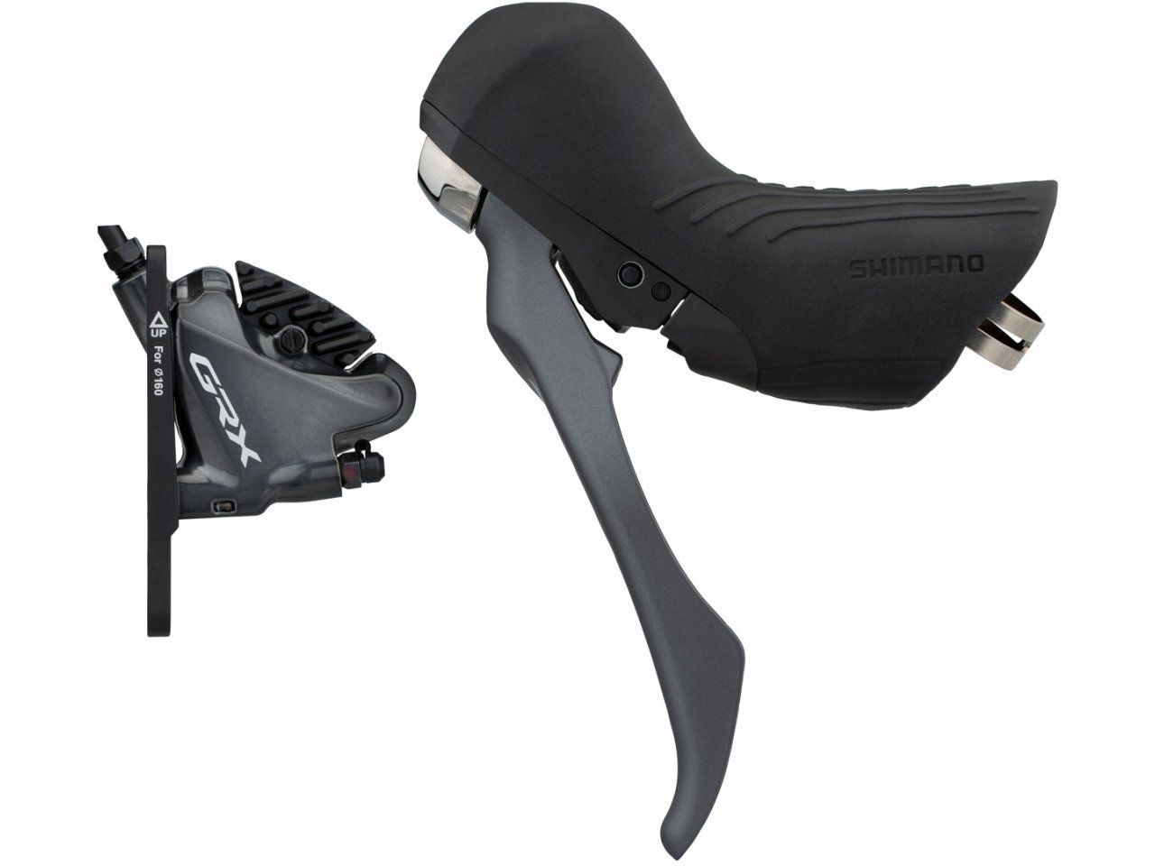 Тормоз велосипедный Shimano GRX, дисковый, j-kit direct, передний, BL-RX810, BR-RX810(F), с кулером, IRX8104DLF6SC100