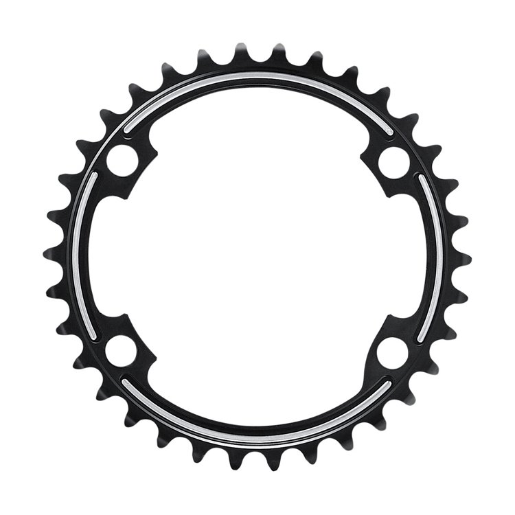 Звезда велосипедная SHIMANO Dura-Ace, передняя, для FC-R9100, 34T-MS, для 50-34T, черный, Y1VP34000 кассета велосипедная shimano dura ace r9100 11 скоростей звезды 11 25 icsr910011125