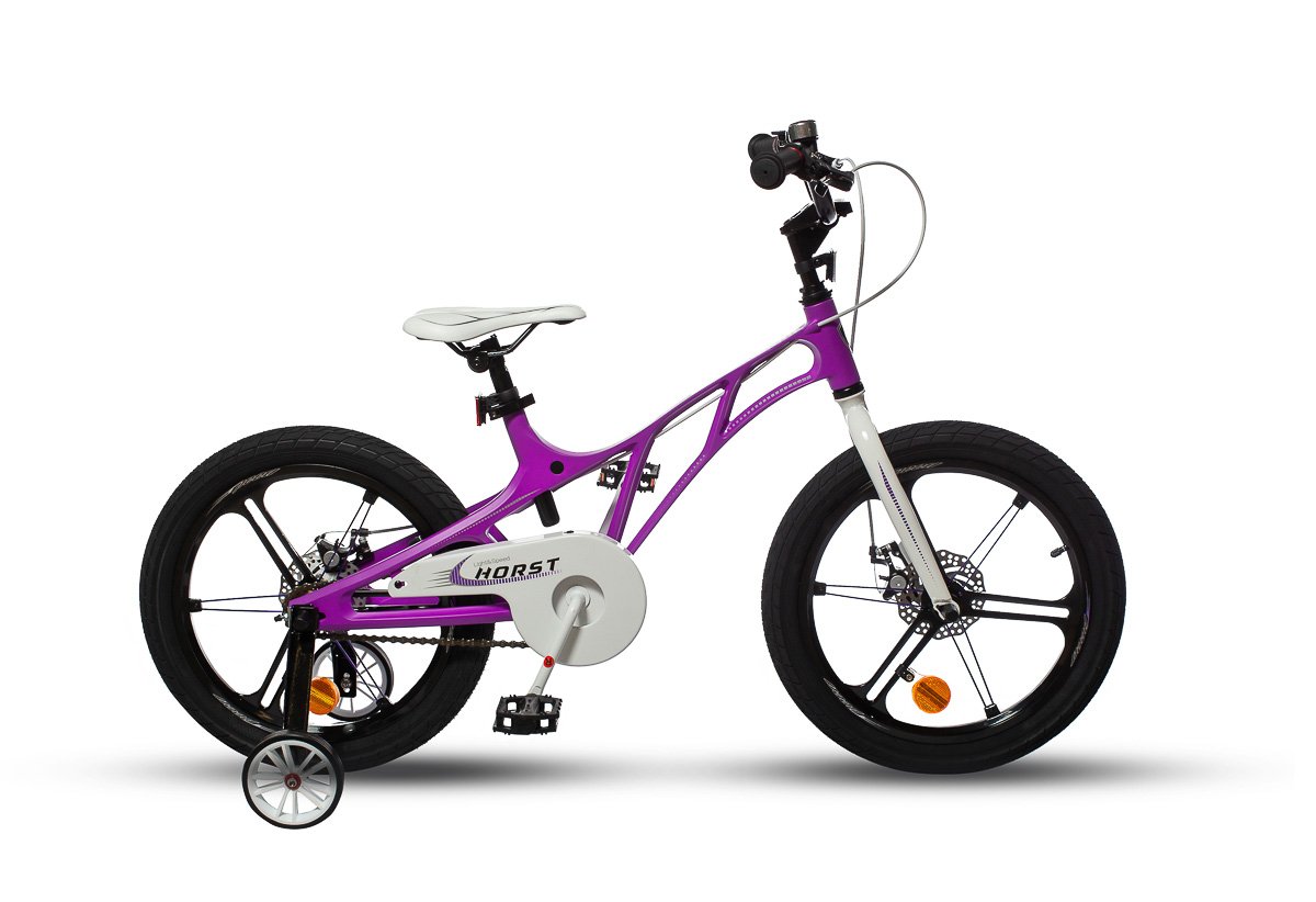 фото Детский велосипед horst indigo 18" 2020 (возраст: 7-9 лет, цвет: фиолетовый)