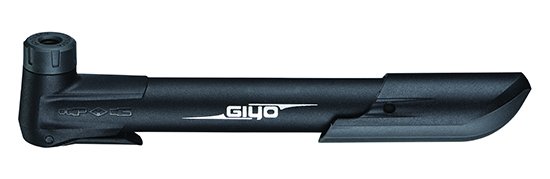 Велосипедный насос Giyo, пластик, 120 PSI (8атм), Clever Valve, Presta/Schrader, черный, GP-04CP