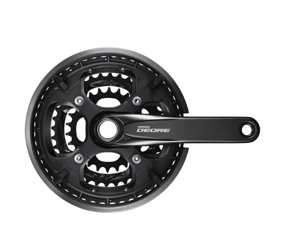 

Система велосипедная SHIMANO Deore, T6010, 3x10 speed, 175мм, без каретки, черный, с защитой, EFCT6010EX866CL