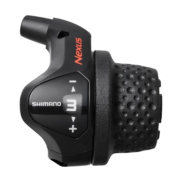 

Шифтер для велосипеда SHIMANO Nexus 3S41E, 3 speed, оплетка, 1700мм, короткая ручка, для SG3R75, черный, ASL3S41E170LS1