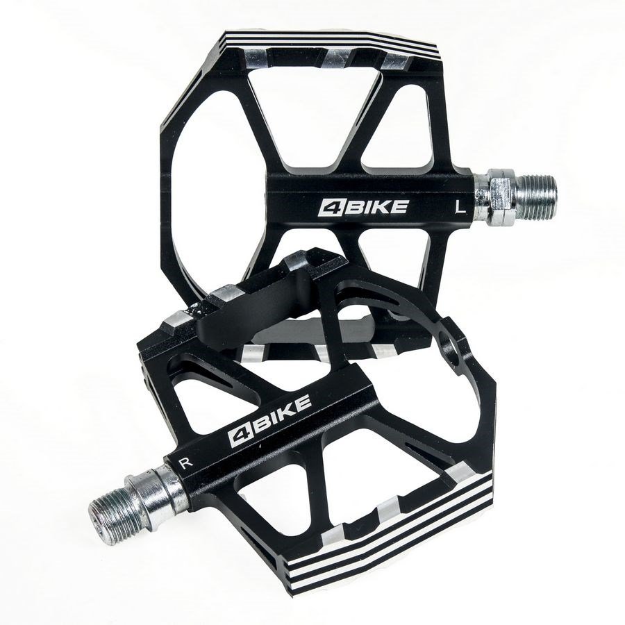 

Педали велосипедные 4BIKE K309, материал CNC алюминий, размер платформы 118х98х21 мм, черный, ARV-K309BLK