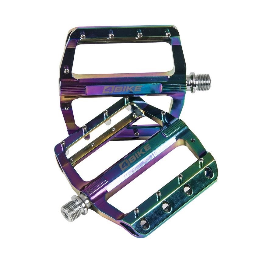 

Педали велосипедные 4BIKE K311S-OIL, материал CNC алюминий, размер платформы 116х98х16,5 мм, Oil Slick, ARV-K311S-OIL, Цветной