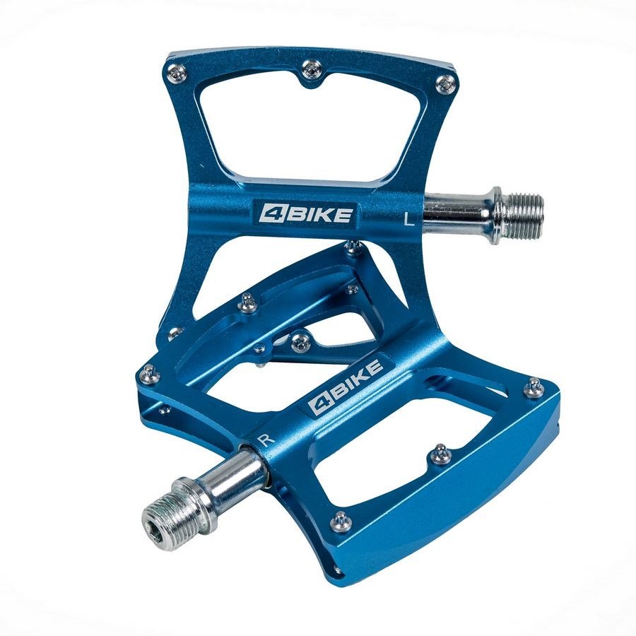 

Педали велосипедные 4BIKE K340, материал CNC алюминий, размер платформы 104х98х18 мм, синие, ARV-K340BLU, Синий