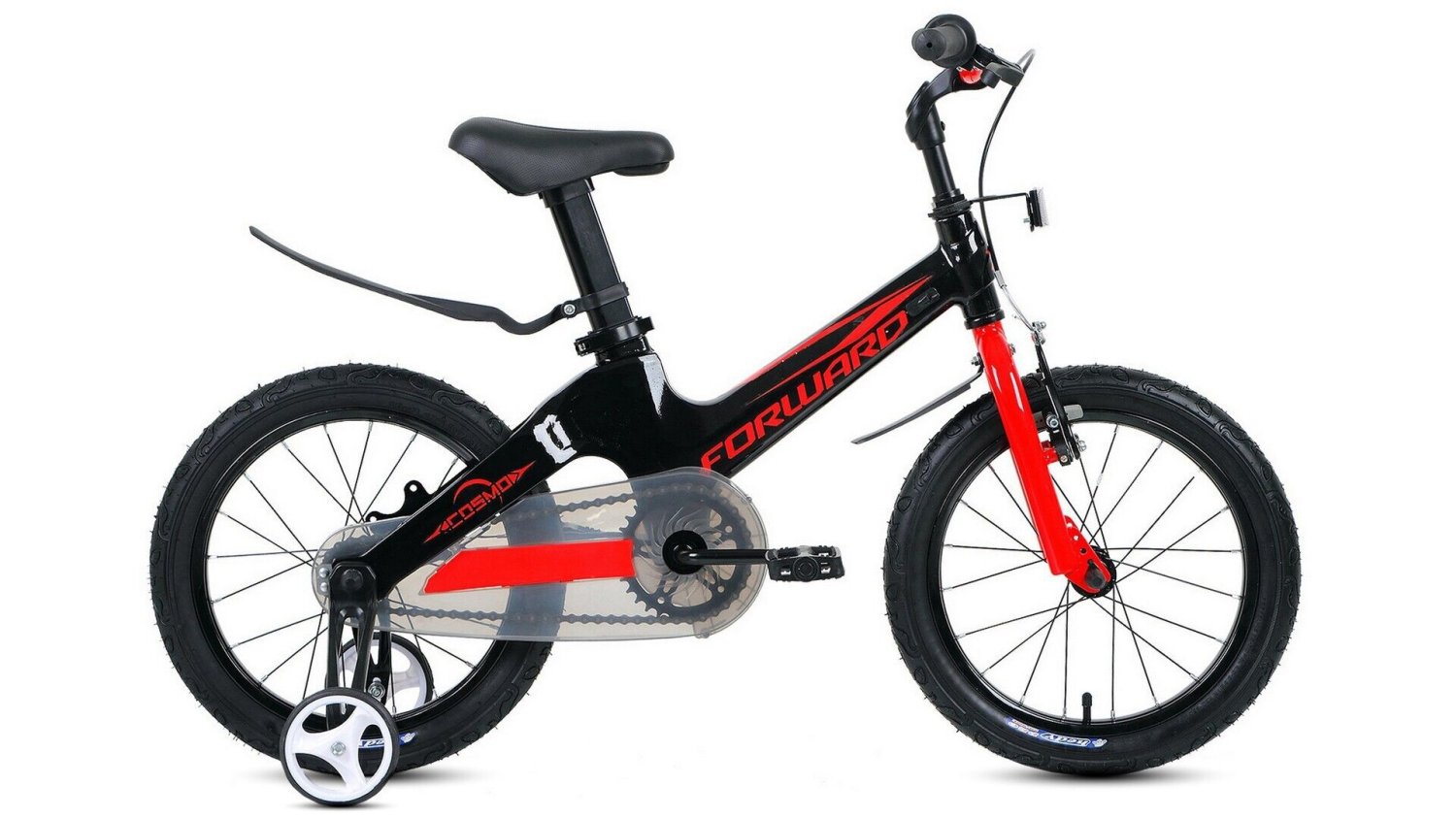 фото Детский велосипед forward cosmo 16" 2020 (рост: 100-118 см, цвет: синий)