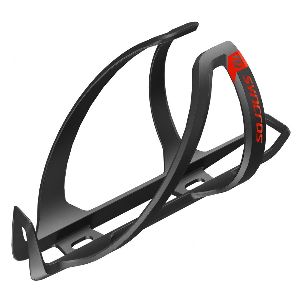 Флягодержатель велосипедный Syncros Coupe Cage 1.0, черно-красный, 265594-6541 флягодержатель велосипедный syncros tailor cage 1 0 правый черно красный 250588 6541