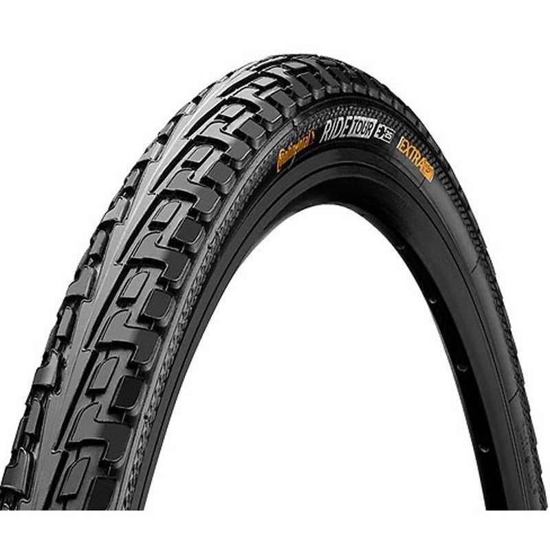 

Покрышка велосипедная Continental RIDE Tour, 26 x 1.75, 47-559, black/black, 101148, Черный