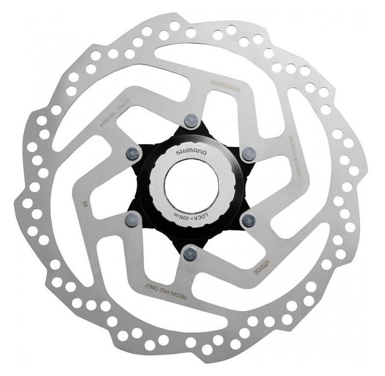 

Ротор велосипедный SHIMANO SM-RT10, 180 мм, Center lock, ASMRT10M, Серебристый