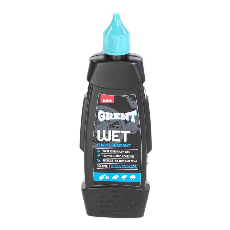 Смазка  GRENT Wet Lube, для цепи, для влажной погоды, 120 мл, 40471 cмазка для цепи grent синтетика 520 мл аэрозоль 40387