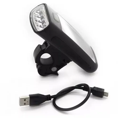 

Фара велосипедная Jokie JY-377, передняя, USB кабель, 4 светодиода, 2 режима работы, черный, RJGFLJY37701