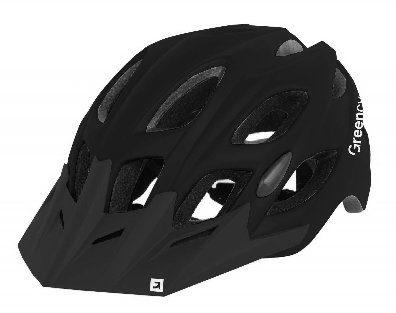 фото Шлем велосипедный green cycle rebel, черный матовый (размер 58-61см )