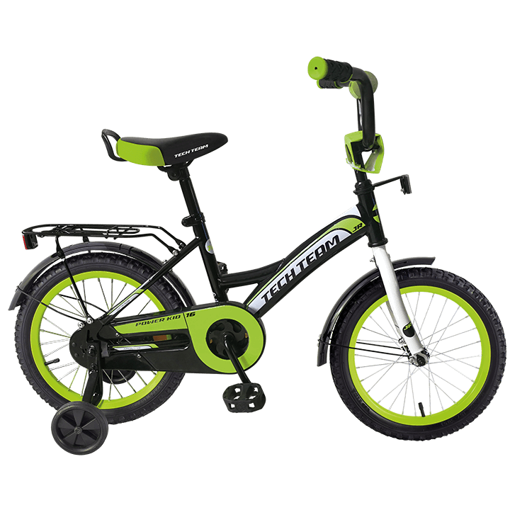 фото Детский велосипед tech team 135 12" 2019 (возраст: 2-4 года (рост: 75-105см), цвет: зеленый) techteam