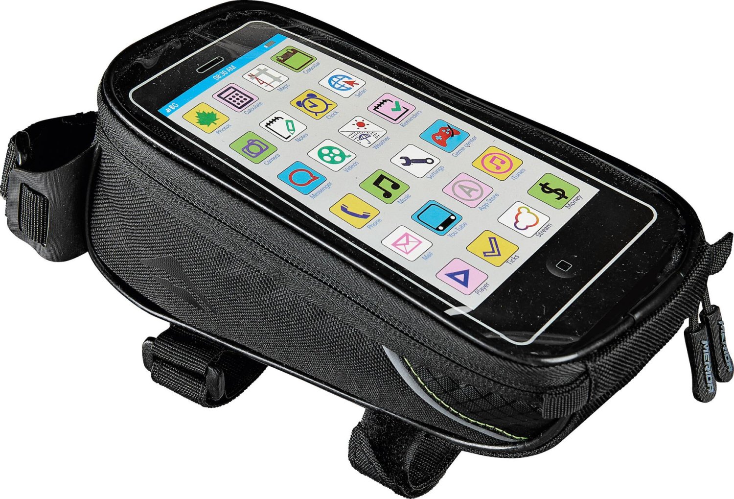 

Сумка велосипедная Merida Medium, на раму для смартфона, 1L, 7,5*17*9cm, 114гр. Black, 2276004187
