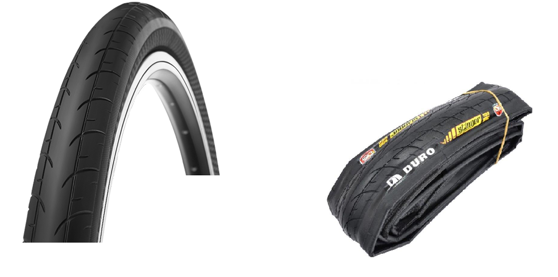 фото Покрышка велосипедная duro db7043 «kevlar guard» dark skinwall tire, 120tpi duroshield, 700x23c, черный, dhb02259