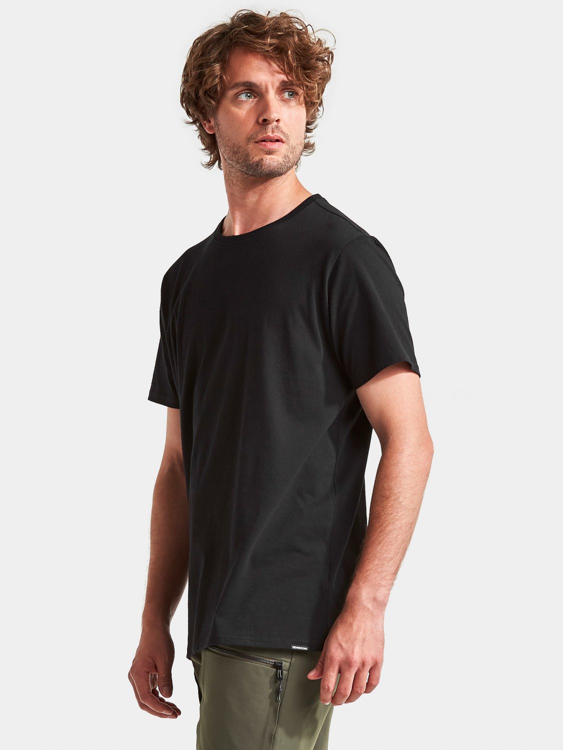 

Футболка мужская Didriksons HARALD MEN' T-SHIRT, черный, 503086 (Размер: XS