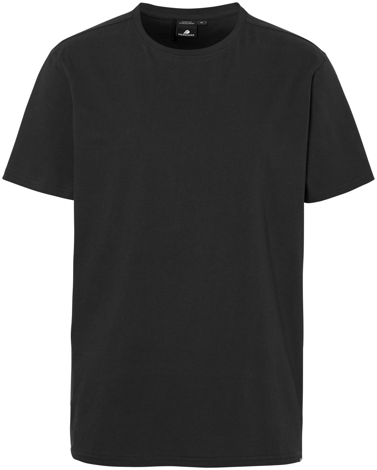  Футболка мужская Didriksons HARALD MEN'S T-SHIRT, черный, 503086 (Размер: XS)