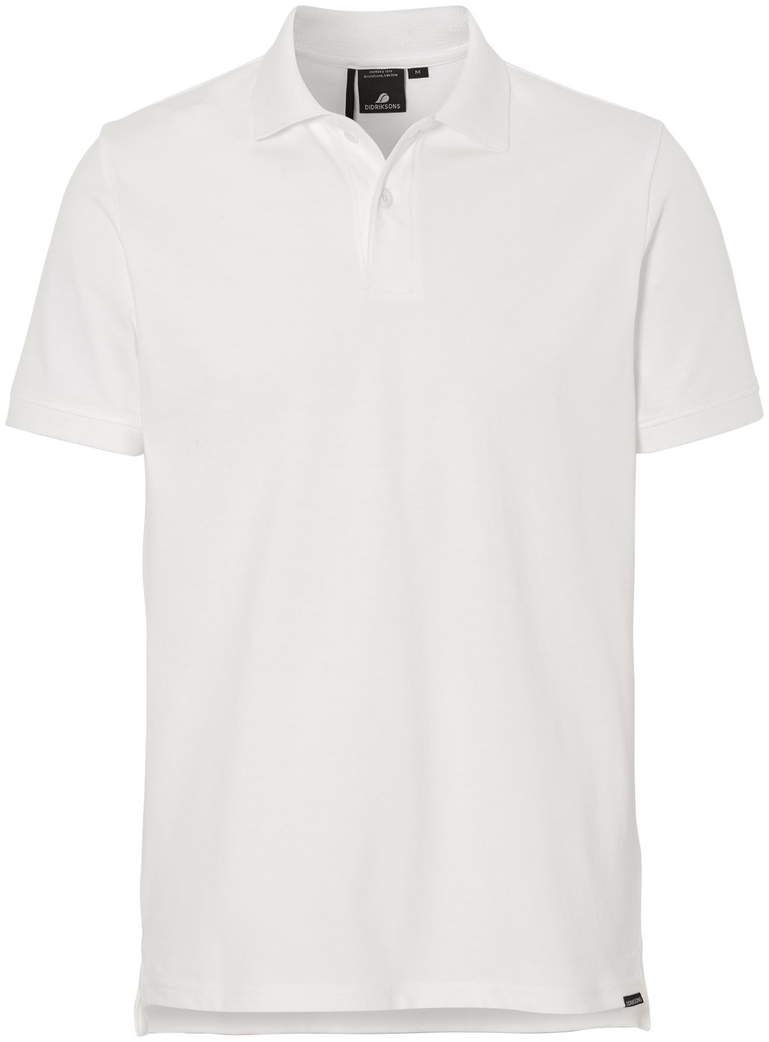   ВашВелосипед Футболка Didriksons VILLE MEN'S POLO, белый, 503055 (Размер: XS)