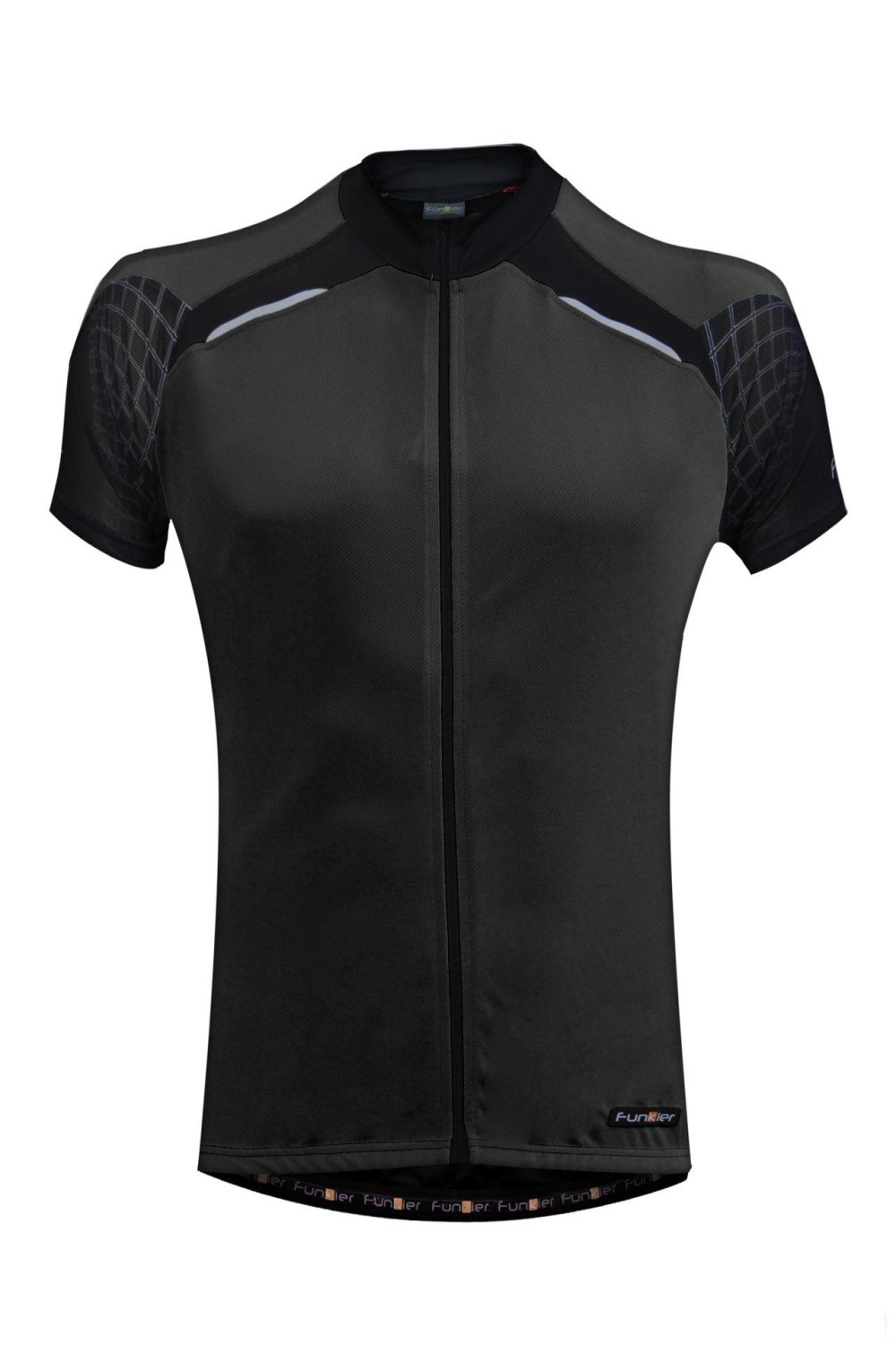 

Велофутболка детская FUNKIER Firenz Kids SS Jersey с молнией, Black, J-730-7-K