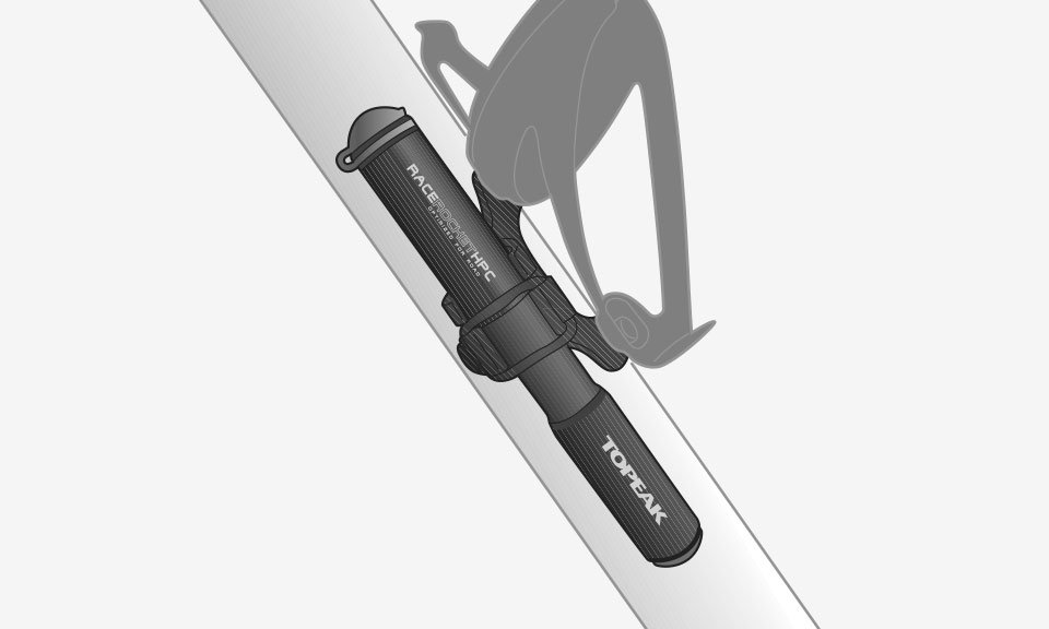 фото Насос велосипедный topeak racerocket hp carbon, trr-hpcb1b