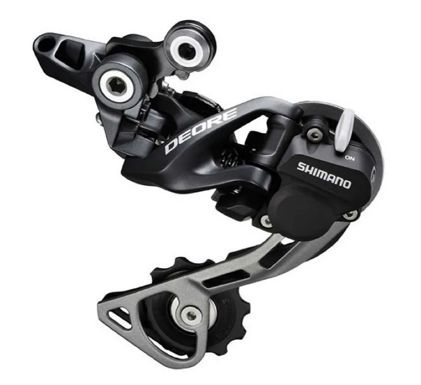 

Переключатель задний SHIMANO DEORE RD-M615, 10 скоростей, крепление (на болт) под петух, GS, 1RD210000093