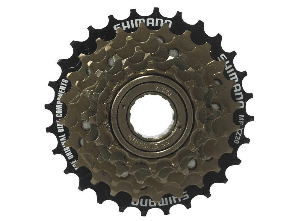 

Трещотка велосипедная SHIMANO MF-TZ20, 6 скоростей, 14-28, коричневый, AMFTZ206428T