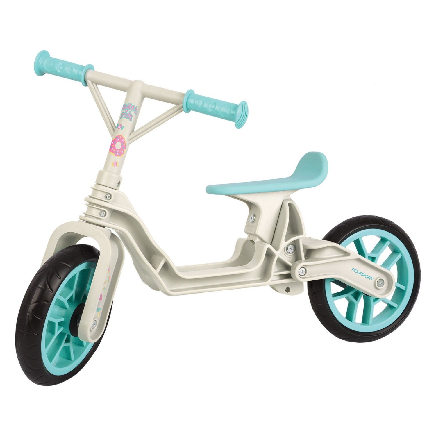 Детский беговел Polisport Balance bike, cream/mint, 2021 матрас lite balance 140х190 см высота 17 см чехол трикот