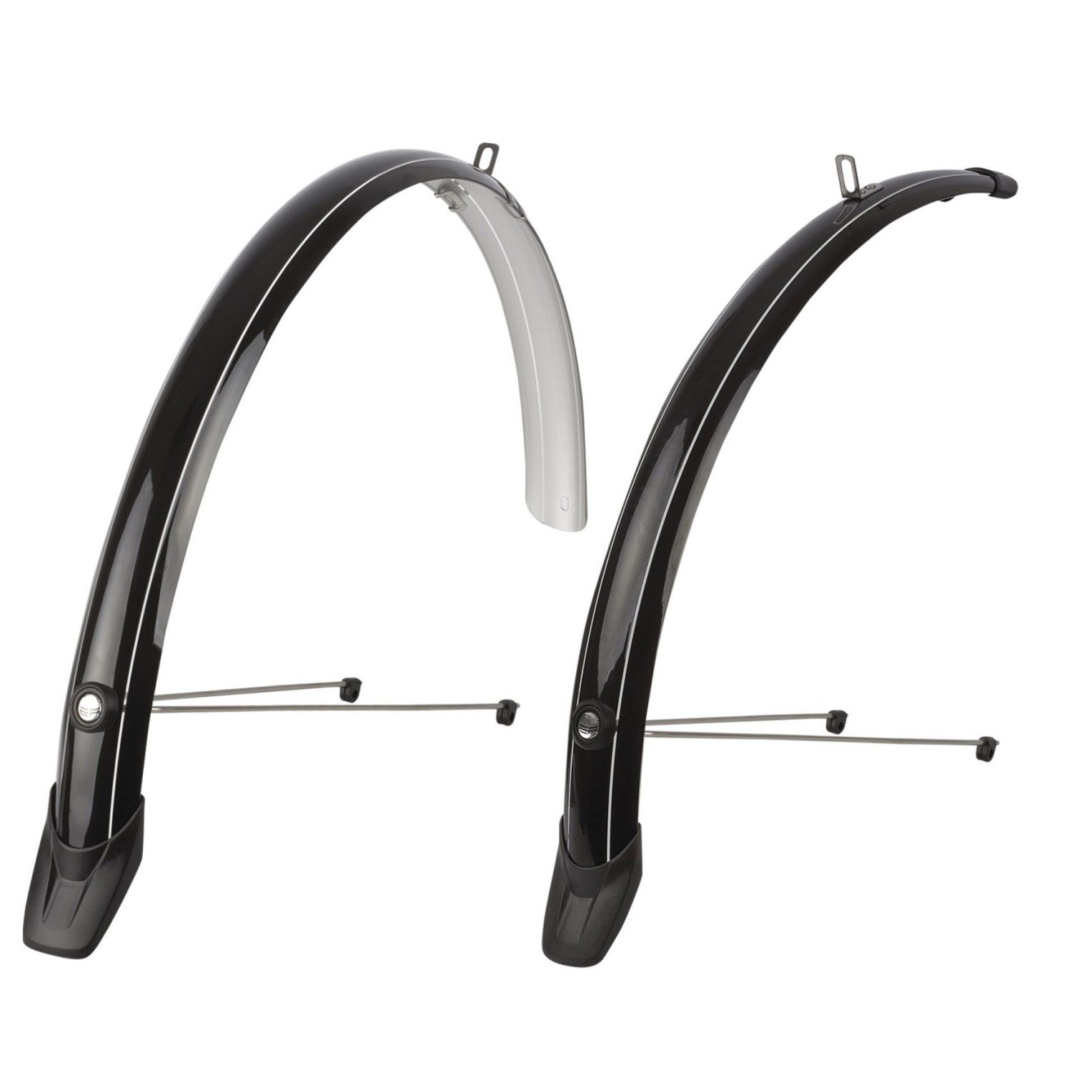

Крылья велосипедные Polisport Towny, "/51мм, black, PLS8628100001, Черные