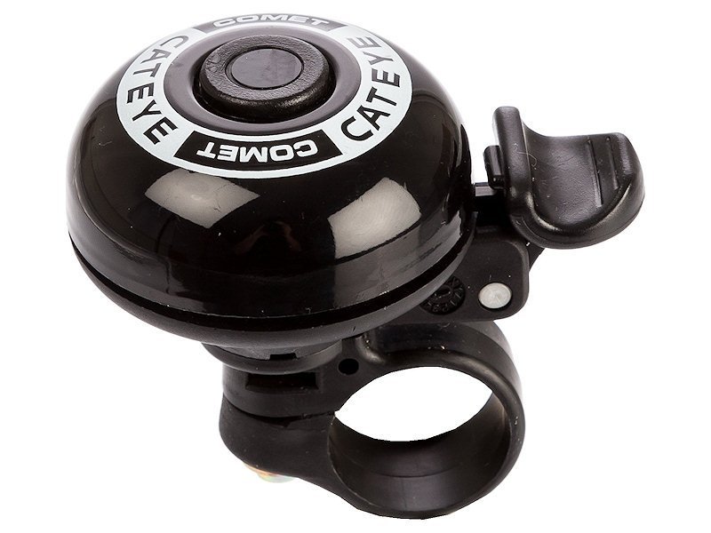 Звонок велосипедный Cat Eye PB-200, Black, CE5550021 звонок велосипедный oxford mini ping brass bell black б р be157b