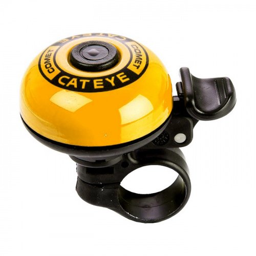 Звонок велосипедный Cat Eye PB-200, Yellow, CE5550023 звонок bbb easyfit deluxe желтый bbb 14