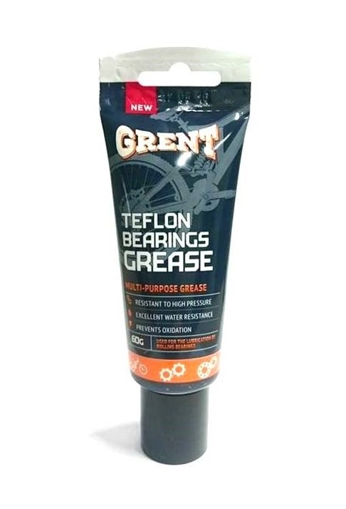 Смазка Grent PTFE Bearings Grease, для подшипников, с тефлоном, 60 гр, 40547 смазка muc off bio grease для подшипников 450 g 9