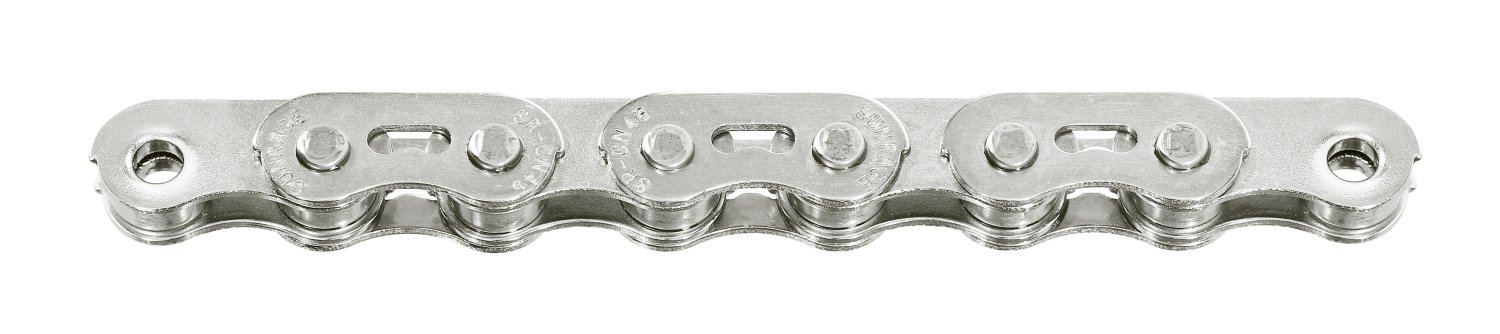 

Цепь велосипедная SunRace CNX46, 1S(1/8"), 102Links, Silver, w/GP, CNX46-BOX