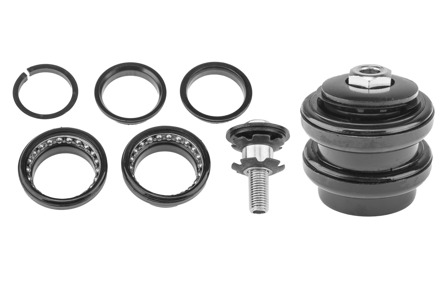 Рулевые колонки  ВашВелосипед Рулевая колонка Kenli KL-B219, BMX, 1-1/8, безрезьбовая, чёрная, 170121