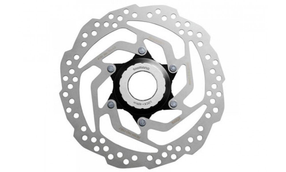 

Ротор велосипедный Shimano Alivio SM-RT10M, 180мм, Center Lock, с lock ring, только для пластиковых колодок, ESMRT10M2, Серебристый