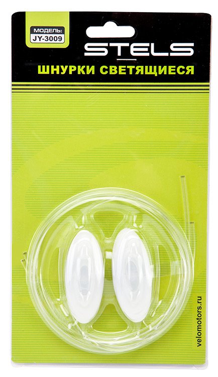 

Шнурки светящиеся STELS JY-3009, 1 светодиод, 2 режима, синие, 560165