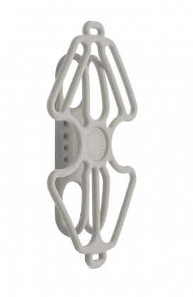 фото Держатель для смартфона bone collection run tie handheld, силикон, на кисть руки, для 4.7'-7,2', серый, 07-200323