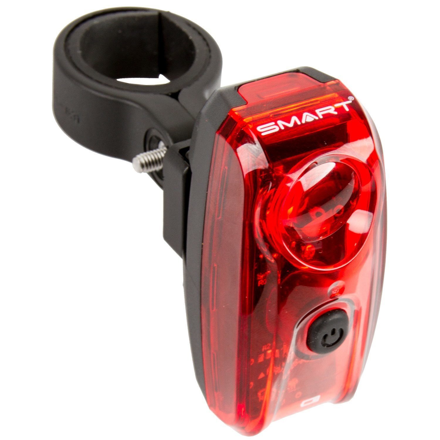 Фонарь велосипедный SMART, задний, 1диод, 4функции, 80люмен, с батарейками, красный, (5-221518) 5-221519 фонарь велосипедный задний bbb highlaser красный светодиодный 0 3 вт 2 режима bls 78