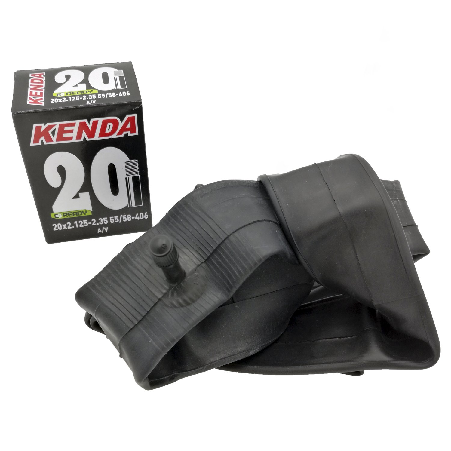 

Велокамера KENDA 20", 2,125-2,35 (55/58-406), широкая, автониппель, 5-511324