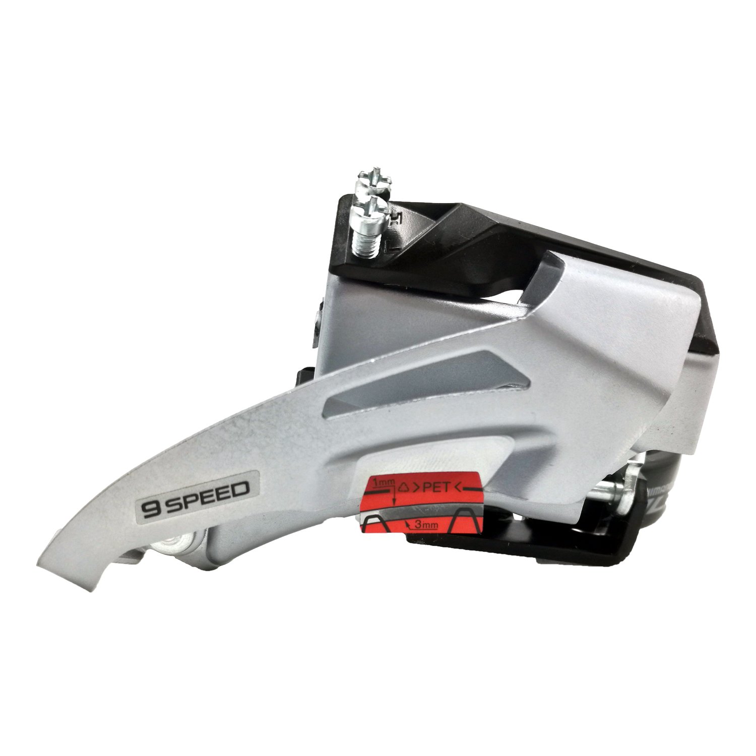 фото Переключатель велосипедный shimano altus m2020, передний, универсальная тяга, 2x9 скоростей, efdm2020tsx4
