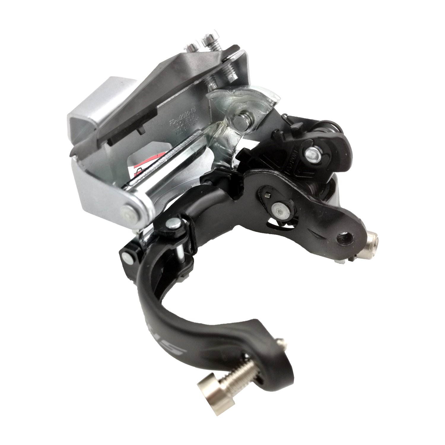 фото Переключатель велосипедный shimano altus m2020, передний, универсальная тяга, 2x9 скоростей, efdm2020tsx4