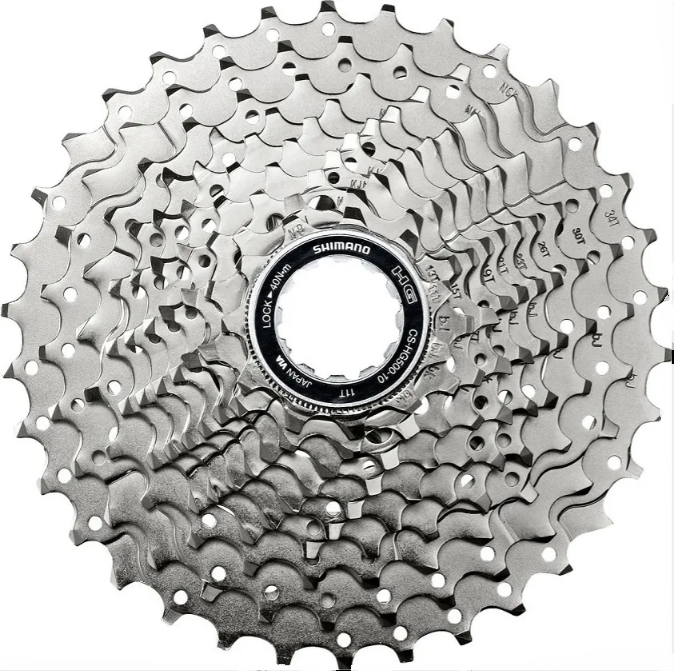 

Кассета велосипедная Shimano DEORE CS-HG500-10, 10 скоростей, 11-36Т, серебристый, KCSHG50010136