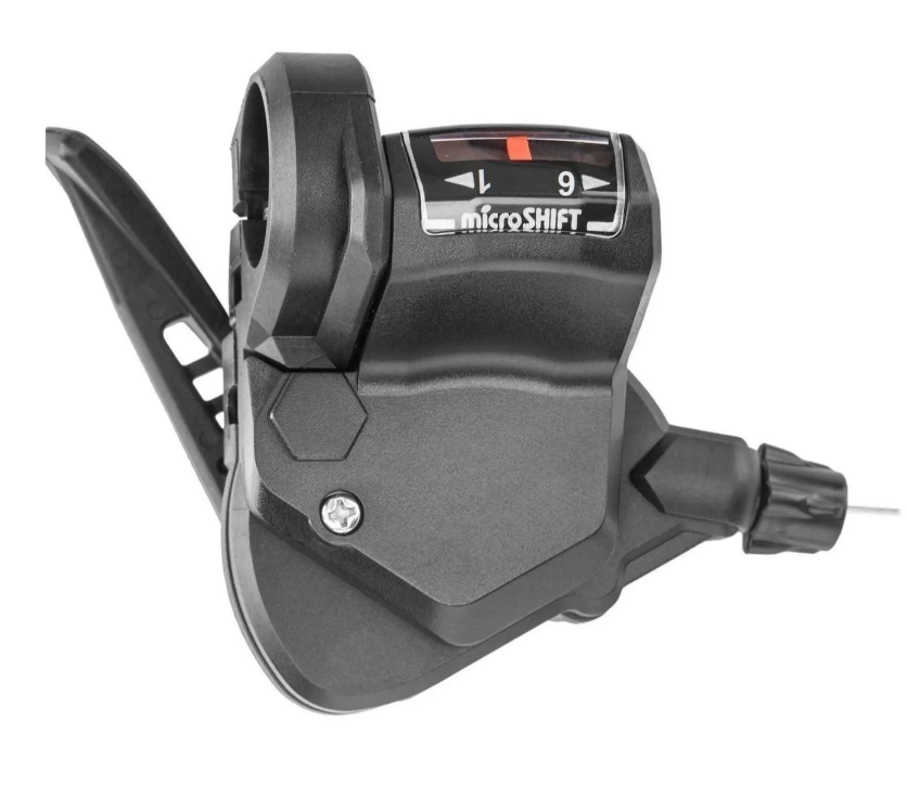 

Шифтер велосипедный Microshift TS-38, 6 скоростей, черный, 1SL1TS386001