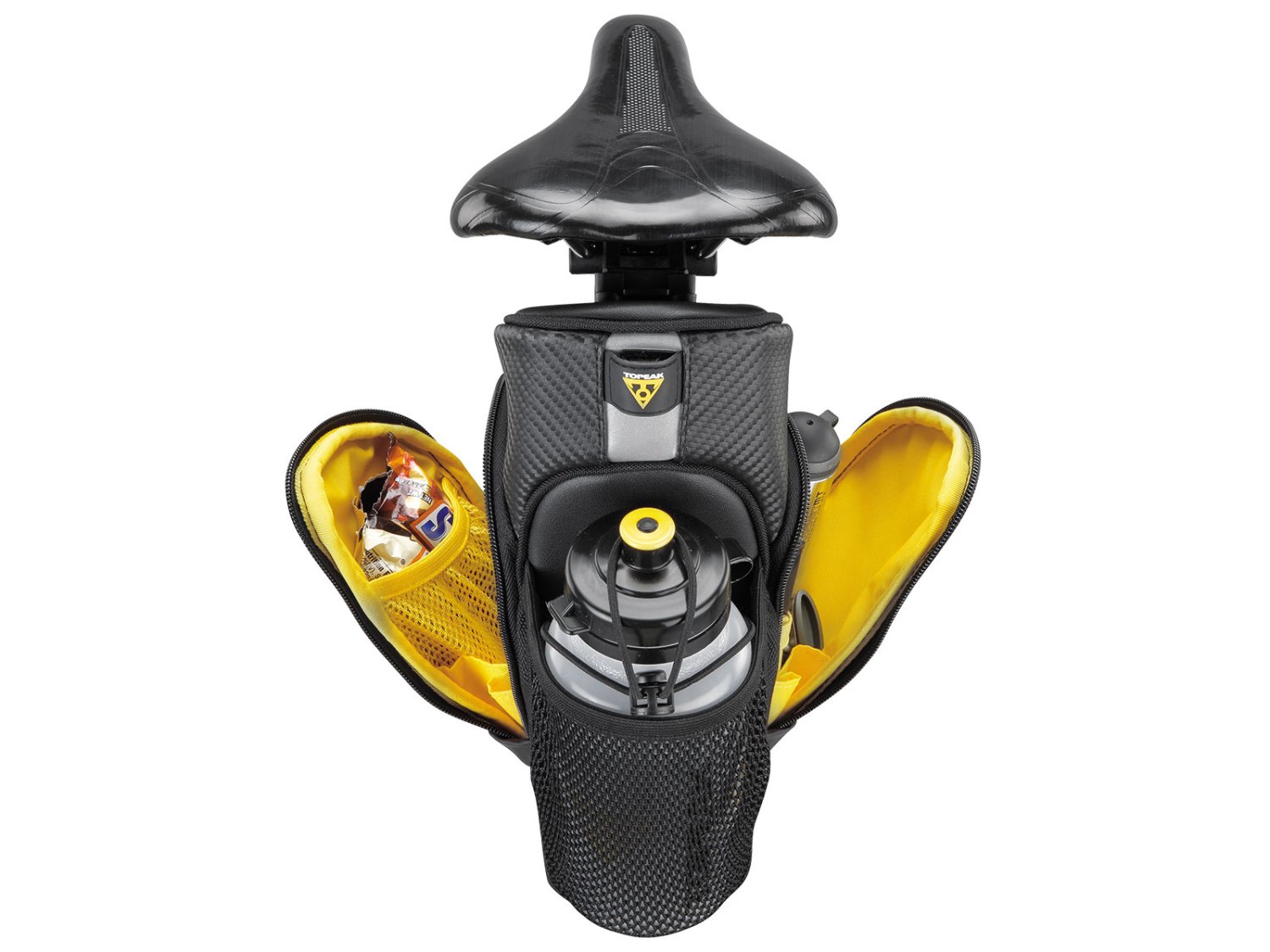 фото Сумка велосипедная topeak mondopack hydro, под седло, 1,7 л, с карманом для фляги, tc2287b