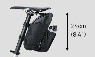 фото Сумка велосипедная topeak mondopack hydro, под седло, 1,7 л, с карманом для фляги, tc2287b