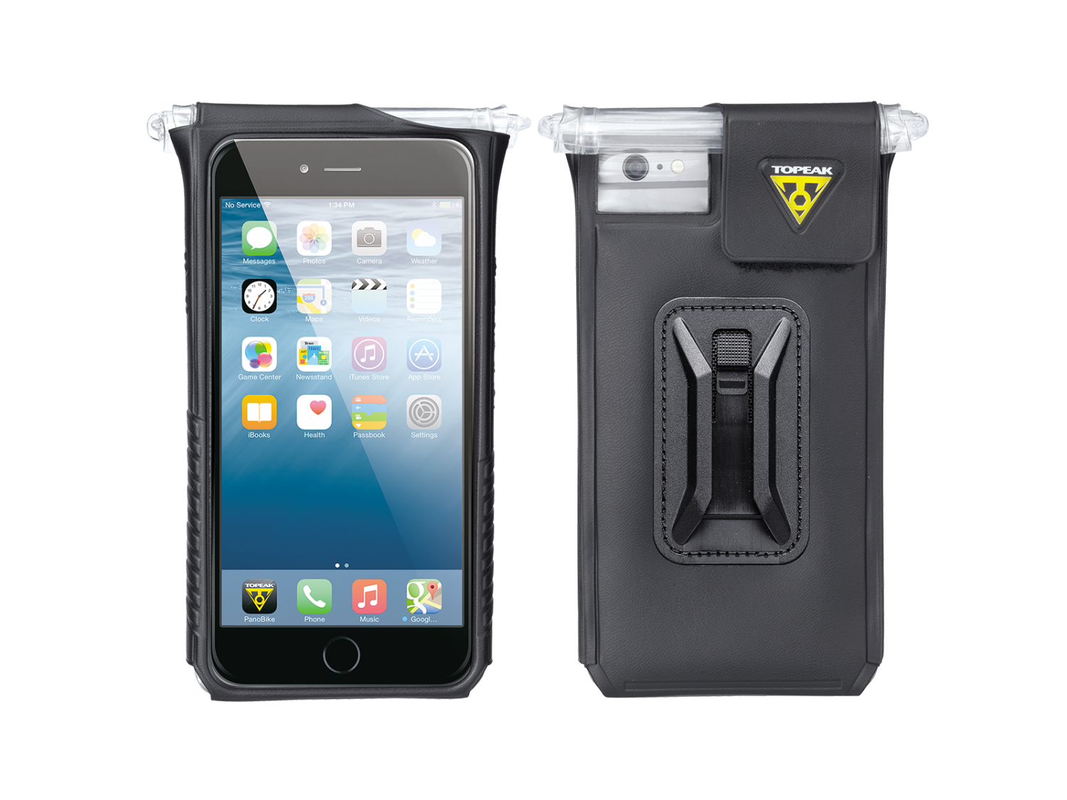 Держатель телефона велосипедный TOPEAK SmartPhone DryBag, для iPhone 6 Plus/6s Plus/7 Plus/8Plus, TT9842B держатель телефона с беспроводной зарядкой самозажимной захват 6 9 5 см