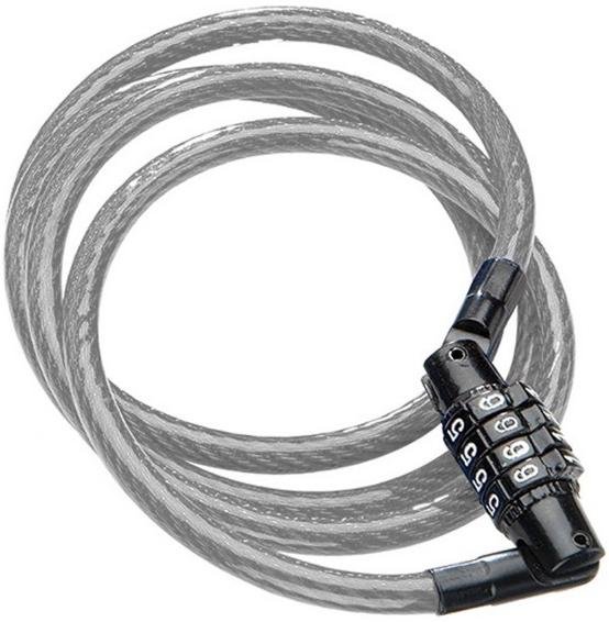 Замок велосипедный Kryptonite Keeper 712 Combo Cable, серебристый, 720018004929 велосипедный замок kryptonite chains keeper 785 integrated цепь на ключ 7 х 850 мм фиолетовый 720018001614