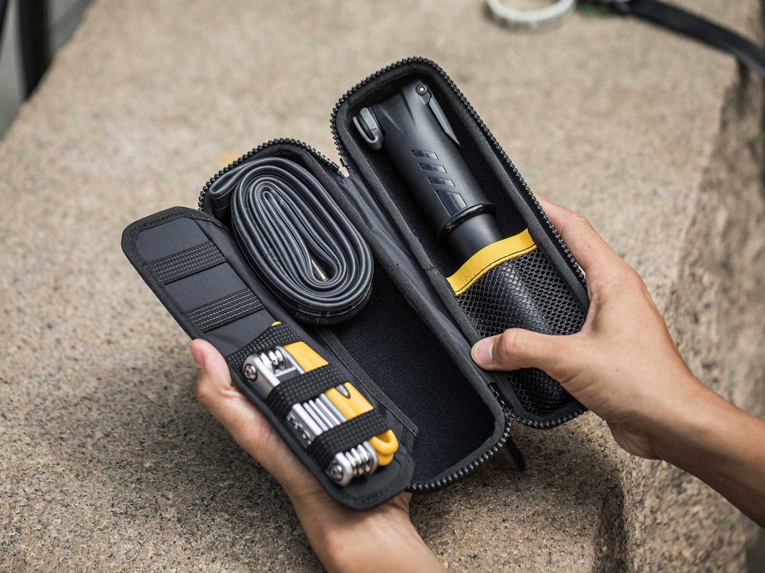 фото Чехол велосипедных инструментов topeak cagepack xl, в флягодержатель, 0,9 л, yellow, tc2300by