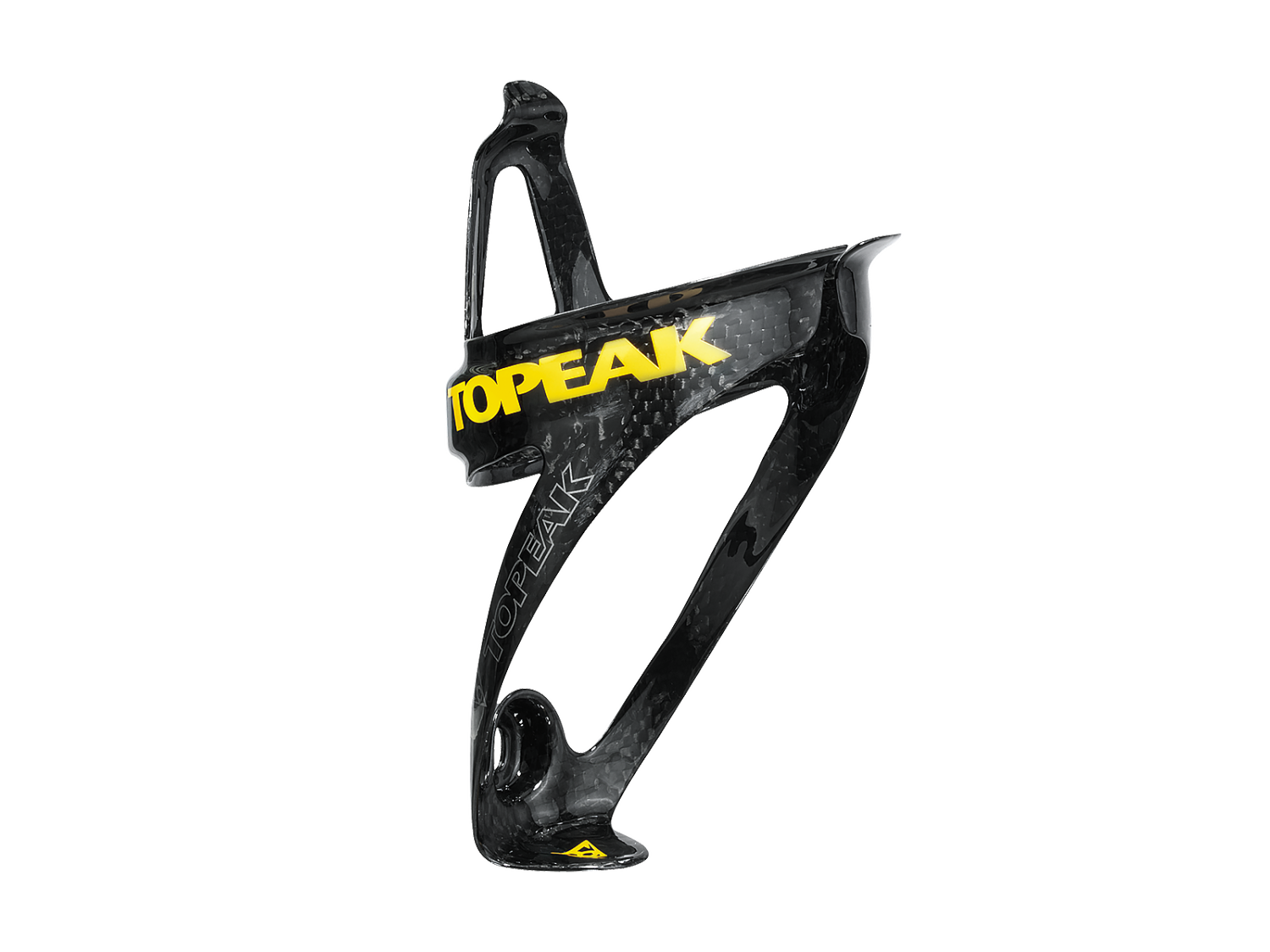 фото Флягодержатель велосипедный topeak shuttle cage z 3k carbon, yellow, tcb02