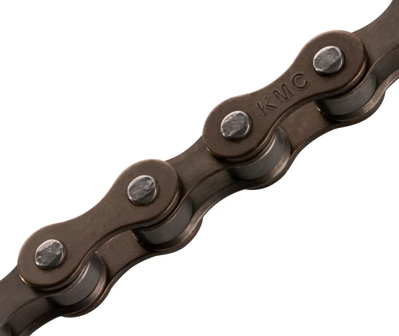 

Цепь велосипедная KMC S1, 1/2"х1/8", 100 звеньев, 570100