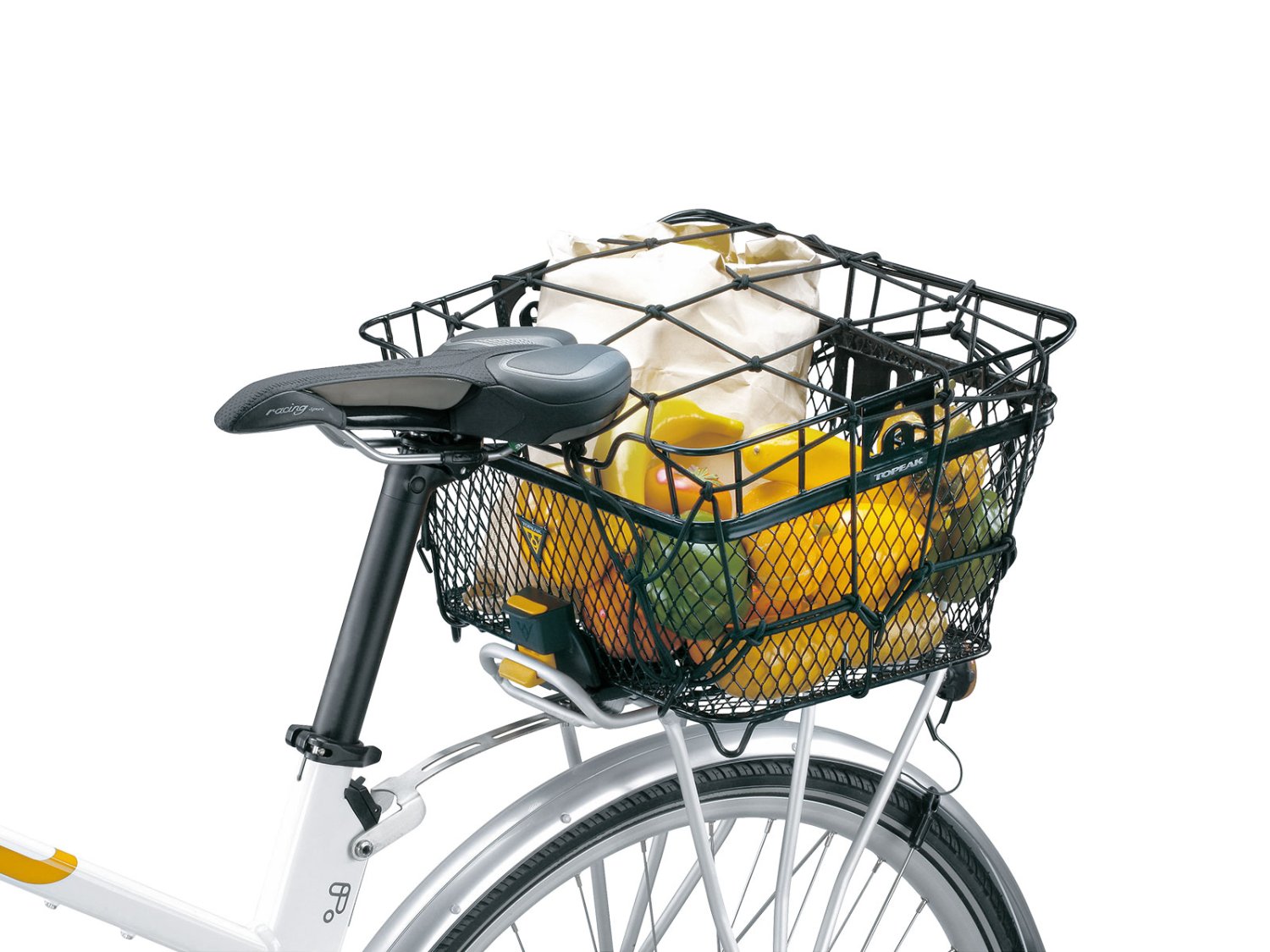фото Велокорзинка topeak rear basket, на багажник, tb2005
